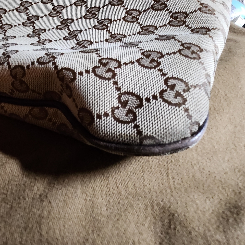 Gucci GG Canvas Med Britt Hobo & D Ring GG Canvas Compact Wallet - Picture 10 of 14